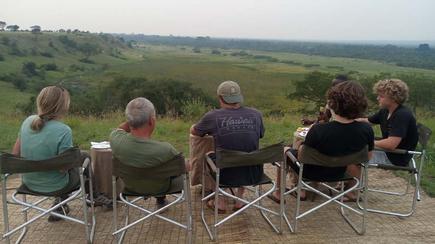 Guests enjoying Mother Nature