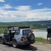 A salty Lake in Queen Elizabeth NP