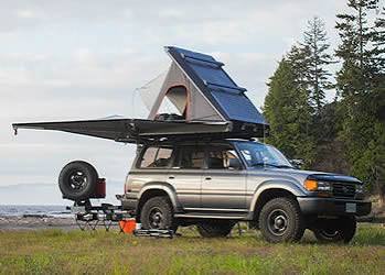 Roof Top tented Car